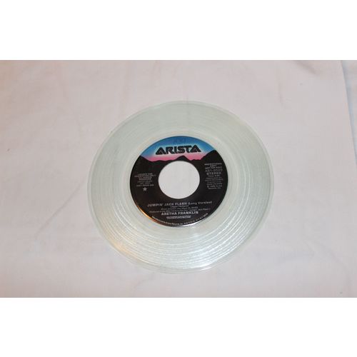 Aretha Franklin Color Vinyl Promo 45-JUMPIN' JACK FLASHx2 STEREO