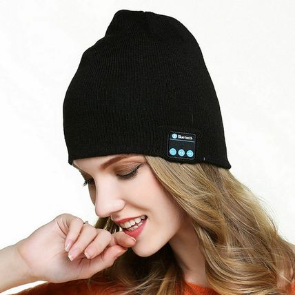 Cool Bluetooth Stereo Hat Wireless Headphone Headset Sports Warm Cap Detachable