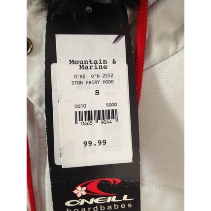 O'NEILL STONE HAIRY HOOD SKI JACKET COAT RET £99.99 BNWT