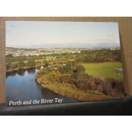 PERTH & THE RIVER TAY, SCOTLAND unused postcard by Whiteholme c. 1994 =