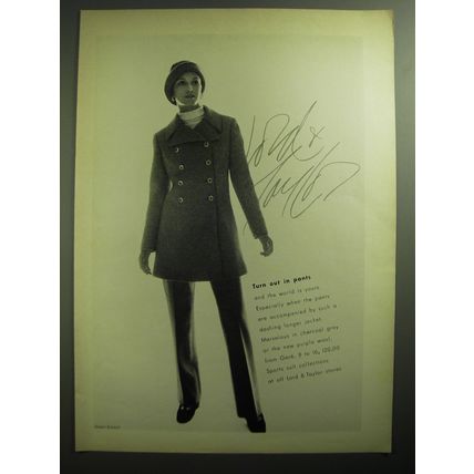 1970 Lord & Taylor Gare Sports Suit Advertisement - photo by Robert Randall