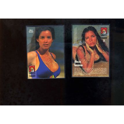 ALICIA GUZMAN 1993 ENDLESS SUMMER Portfolio TRADING CARD #13 Hot Model NM