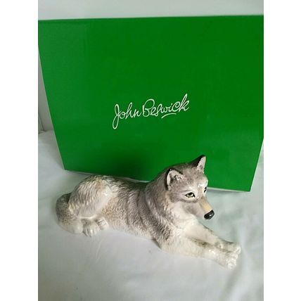 JOHN BESWICK, LYING WOLF, JBDW4, Absolutely Stunning, Boxed, Rare.