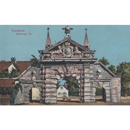 Forchheim Oberfranken Nuernberger Tor Forchheim German Postcard