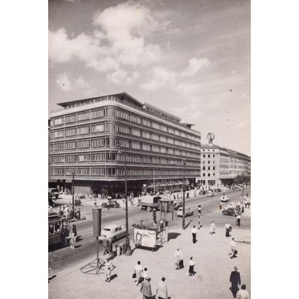 Poland Warszawa Ulica Krucza & Aleje Jerozolimskie Postcard