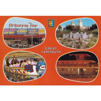 Great Yarmouth Jim Davidson The Krankies Freddie Starr Live Postcard