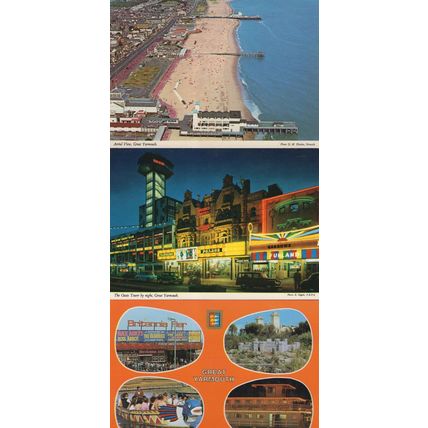 The Krankies Live at Great Yarmouth Aerial Pier 3x Postcard s