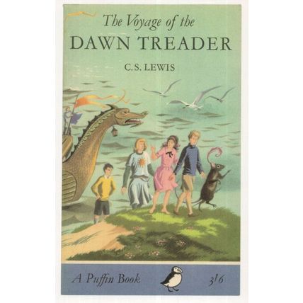 The Voyage Of The Dawn Treader Puffin 1965 Book Postcard