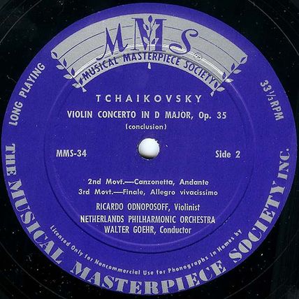 M.M.S. #34 - "Violin Concerto in D-Major" Opus 35 - Tchaikovsky