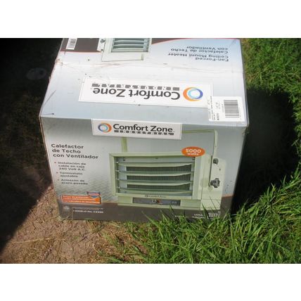 Comfort Zone 5,000 Watt Fan-Forced 240V Ceiling Mount Hard-Wired Heater CZ220