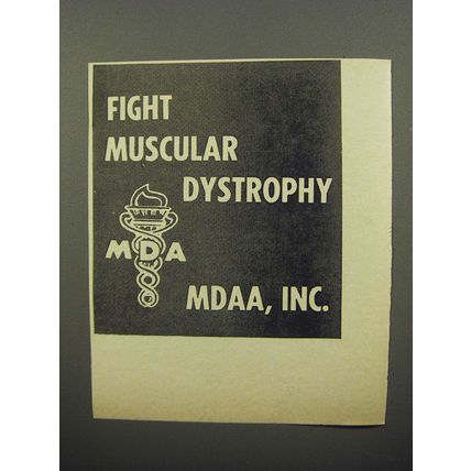 1956 MDA Muscular Dystrophy Association Ad - Fight muscular dystrophy