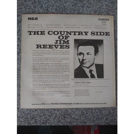 Jim Reeves – The Country Side Of Jim Reeves (CDS1000) 1969 ( (LP)