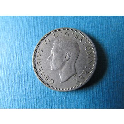 1950 GEORGE VI ENGLISH SHIELD SHILLING FREE POST. (zzebid)