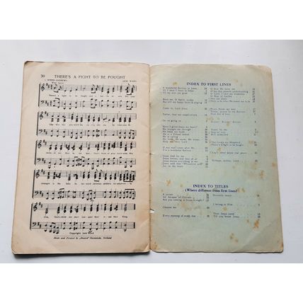 CAMPAIGN CHORUSES - No. 3 - National Young Life Campaign - Booklet - Dated 1952