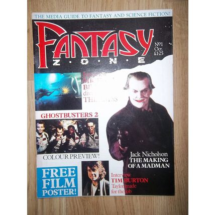 Fantasy Zone Magazine #1 1989 Marvel Comics Magazine
