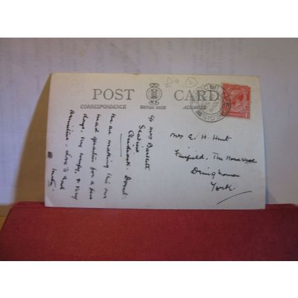 DUCK STREET, CHIDEOCK, DORSET used vintage postcard 1933 pm =
