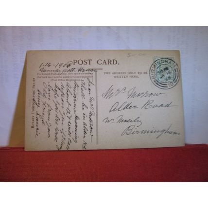 THE DEFEAT used antique postcard RP ROTARY PHOTO 1908 pm =