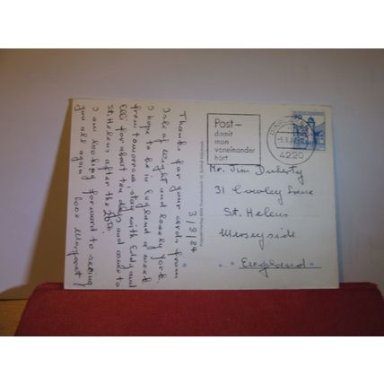 multiview, DINSLAKEN, WESEL, GERMANY used postcard 1984 pm =