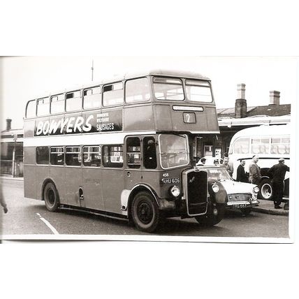 Black & White Photograph of Thames Valley Traction Co. Ltd. - KHU 606 ex Bristol