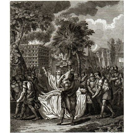 FUNERAL OBSEQUIES OF HIPPIAS 1794 John Barlow Louis Fabritius Dubourg ENGRAVING