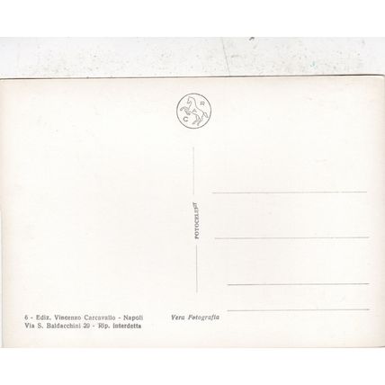 Pompei Villa Misteri Vannus e Flagellante Italy Real Photo Postcard unused VGC