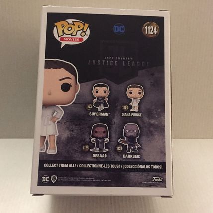 NEW DC Comics Justice League Diana Prince Funko Pop Figure #1124