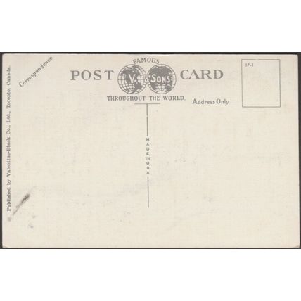 The Public School, Cornwall, Ontario, 1937 - Valentine-Black Postcard