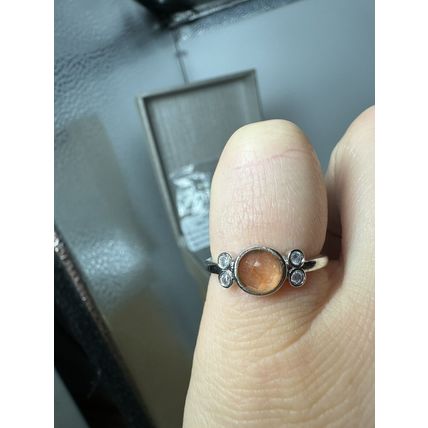 NIB Gen. Sunstone Quartz W/Rhodium P Band Sz7 RBP3718 Capture Your Heart SRP$118