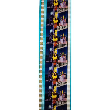 Simpsons Movie. Pk GEB - c059G . 1 STRIP OF 5 - 35MM FILM CELLS
