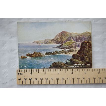 vintage Postcard Ilfracombe, Lantern Hill & Hillsborough