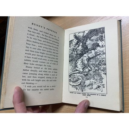 RARE* c1920s AMY LE FEUVRE "BUNNY'S FRIENDS" FICTION ILLUSTRATED BOOK (P3)