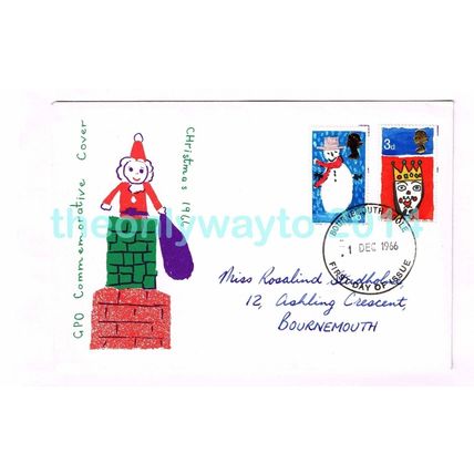 1966 CHRISTMAS, FDC, GB, Stamps