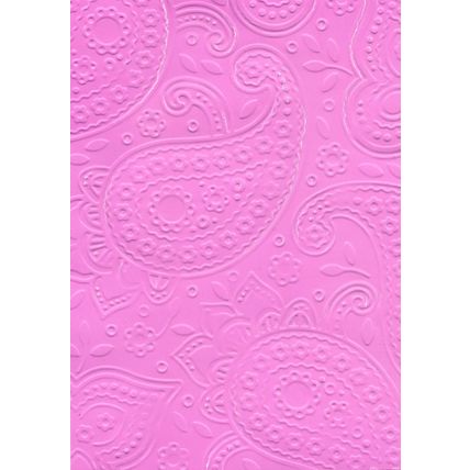 5"x7" Embossed Paper. 10 Sheets. Paisley (35a). Cardmaking Scrapbooking Crafts
