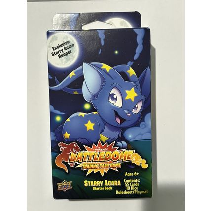 New Neopets Starry Acara Starter Deck Sealed in Box - 55 Cards