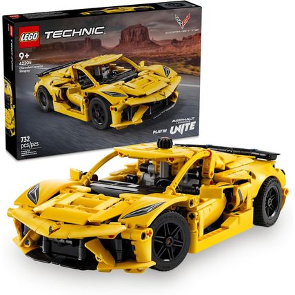 LEGO Technic Chevrolet Corvette Stingray Toy Car - Building Toy Set for Kids, Bo