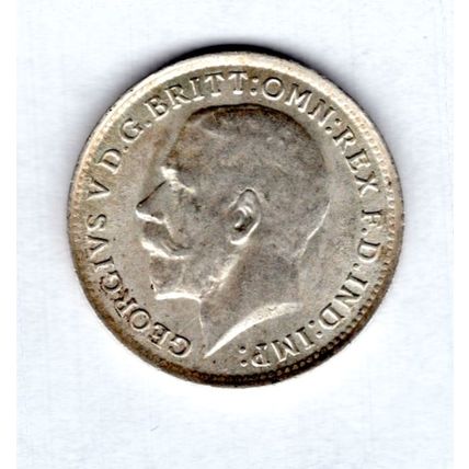 Great Britain. George V. Threepence 1916. dy18152