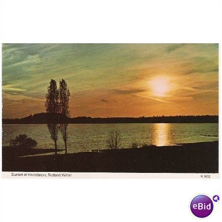 Hambleton Rutland Water sunset 1970s Dennis