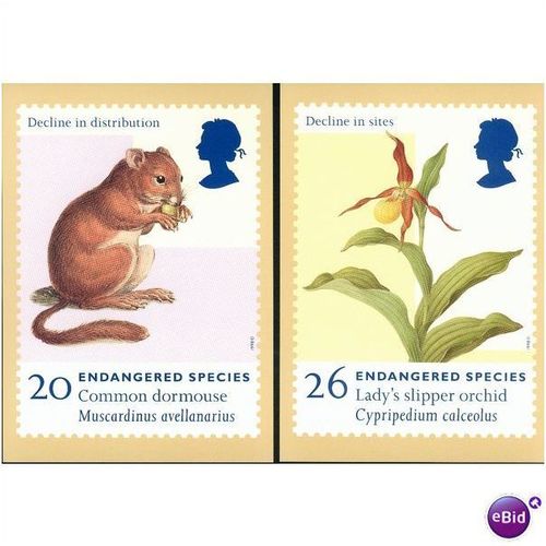 GB PHQ's mint set 1998 - Endangered Species x 6