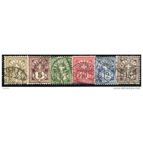 1882/1899 6 different values - #47 fine used (o)
