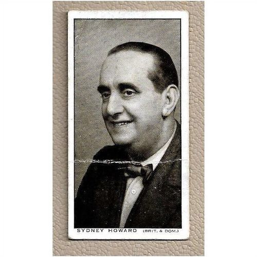 1934 CHURCHMAN British Film Stars Tobacco card 13 Sydney Howard