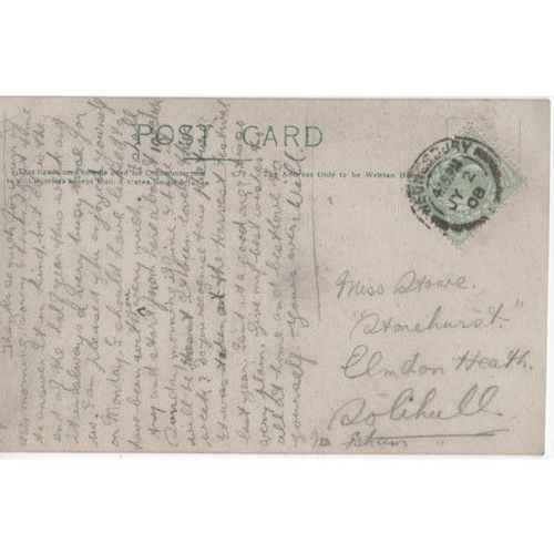 1907 RPPC Altar Wednesbury St Mary RC Church Harvest Festival