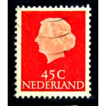 NETHERLANDS 1953 SG 783 45c SCARLET FINE USED #