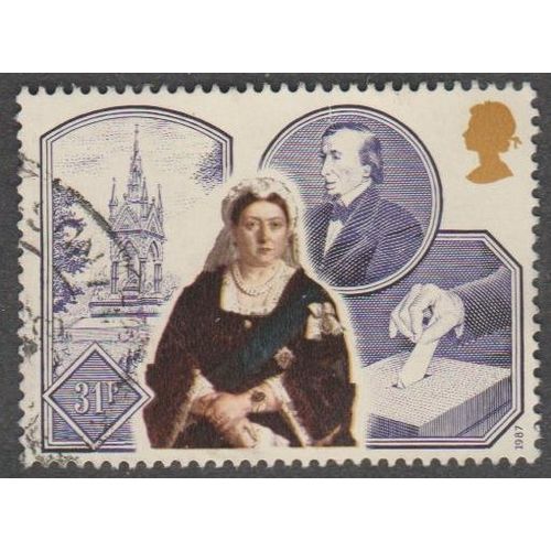 1987 150th Anniv of Queen Victoria's Accession. 31p Val. Albert Memorial. F/Used