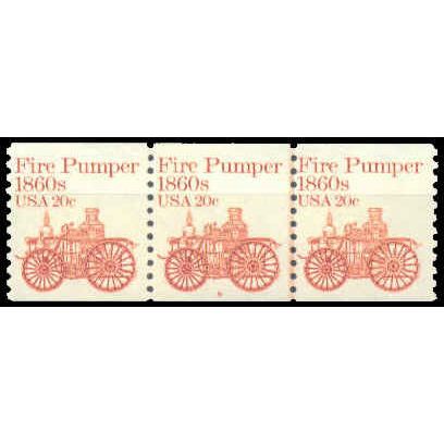 1908 20c Fire Pumper Very Fine MNH Dry Gum PNC 10/3 W1515