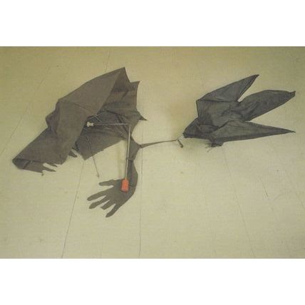 Bill Woodrow Crow & Carrion Painting Postcard