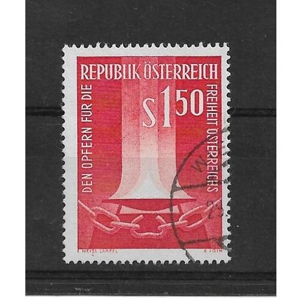 Austria.Austrian Freedom Martyrs' Commemoration stamp.Fine Used.Aug22a