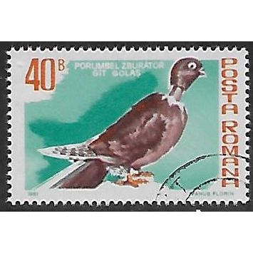 Mi 3777: 40 b. multicoloured Pigeon