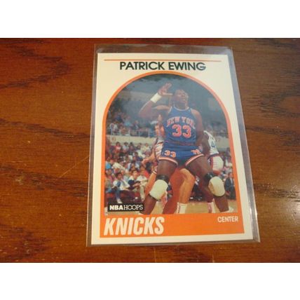 1989-1990 Hoops, 4-Cards, PATRICK EWING, Knicks, HOF,