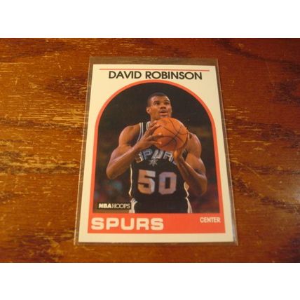1989 Hoops, 2-Cards, RC/HOF, DAVID ROBINSON, Spurs, #310