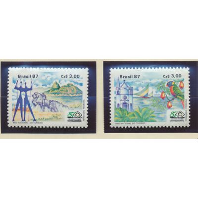 Brazil Stamps Scott #2109 To 2110, Mint Never Hinged
